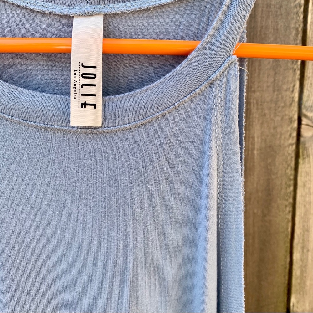 Baby Blue Ruffle Top - Picture 4 of 5
